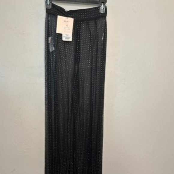 NWT House of CB Anya Pant w/ Crystal Embellishment Black See Through Size XS - Picture 3 of 7